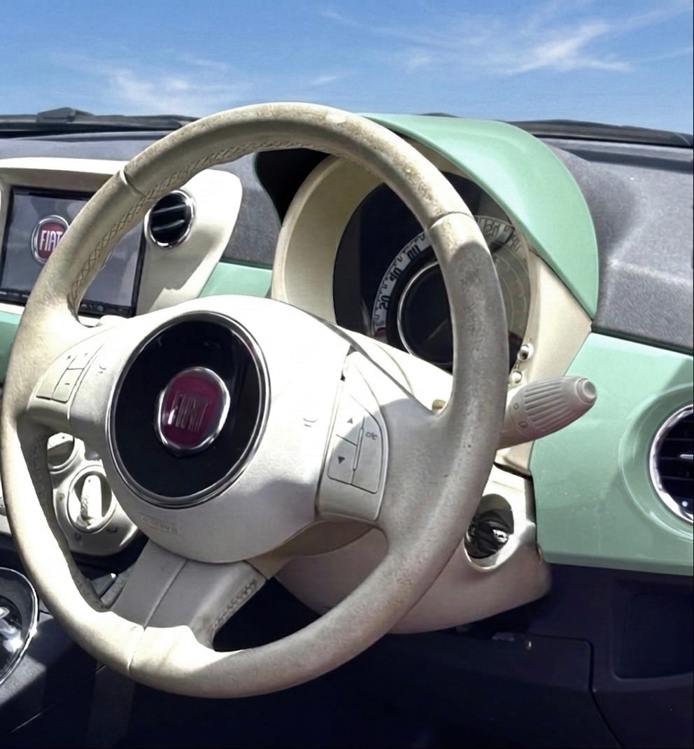 メーターバイザー　FIAT500 シリーズ～3　前期右ハンドル用