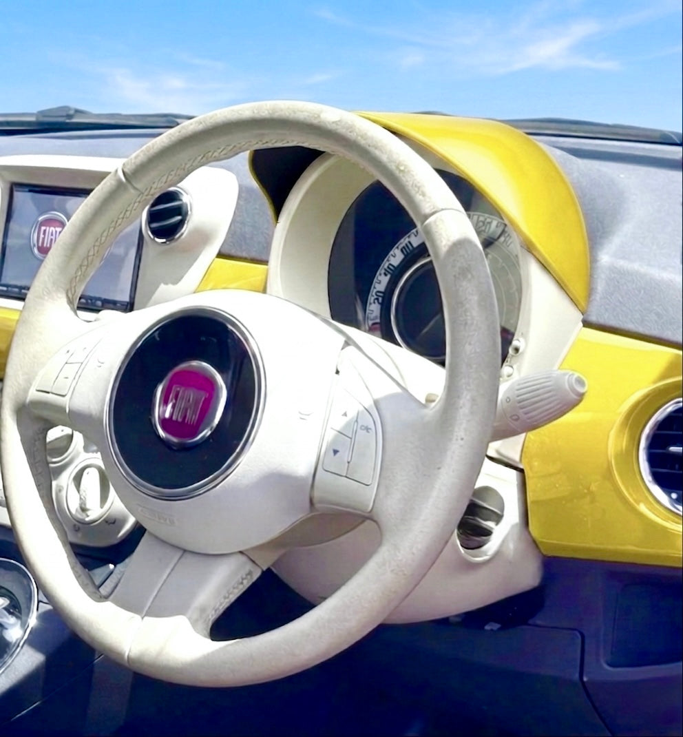 メーターバイザー　FIAT500 シリーズ～3　前期右ハンドル用