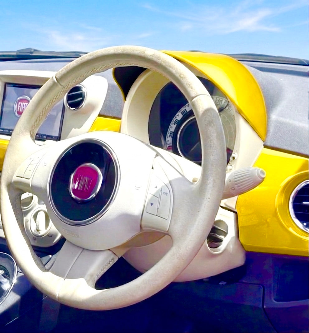 メーターバイザー　FIAT500 シリーズ～3　前期右ハンドル用