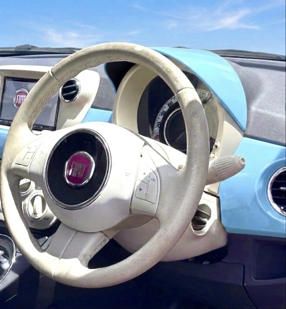 メーターバイザー　FIAT500 シリーズ～3　前期右ハンドル用