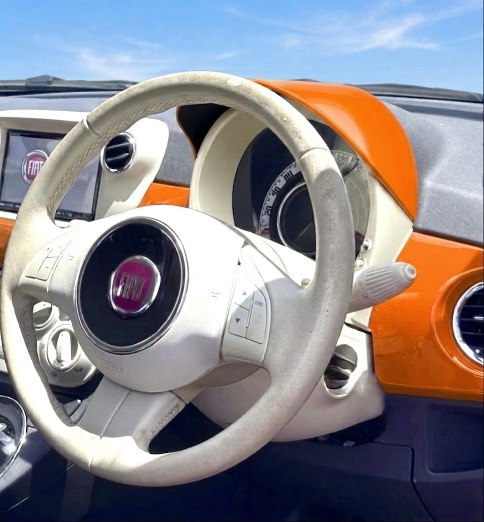 メーターバイザー　FIAT500 シリーズ～3　前期右ハンドル用