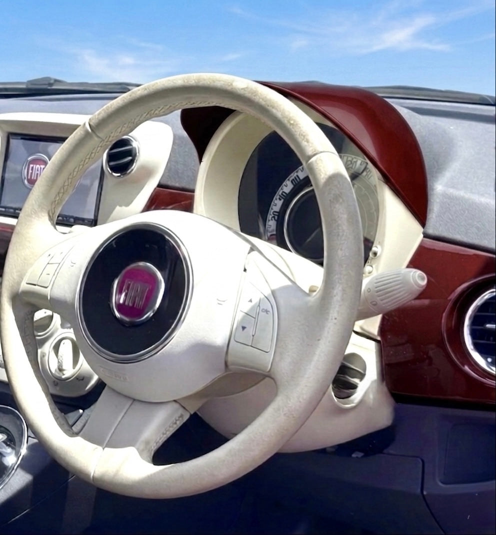 メーターバイザー　FIAT500 シリーズ～3　前期右ハンドル用