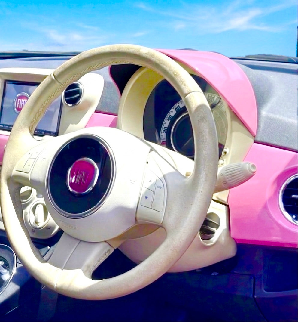 メーターバイザー　FIAT500 シリーズ～3　前期右ハンドル用