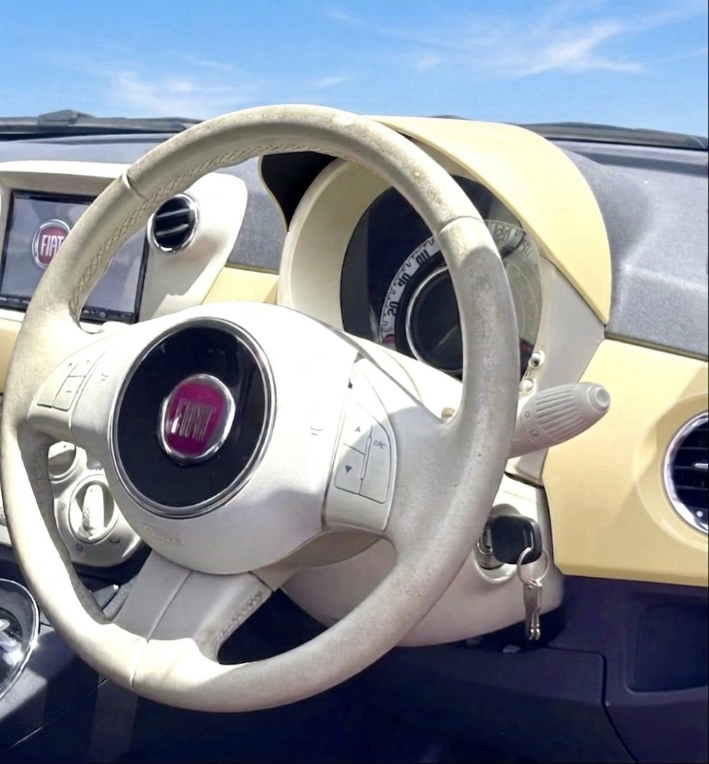 メーターバイザー　FIAT500 シリーズ～3　前期右ハンドル用