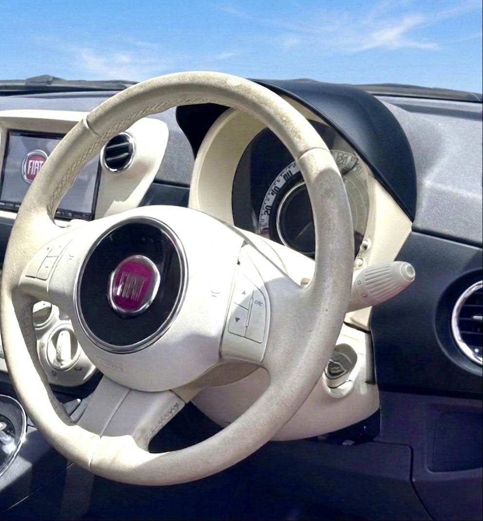 メーターバイザー　FIAT500 シリーズ～3　前期右ハンドル用