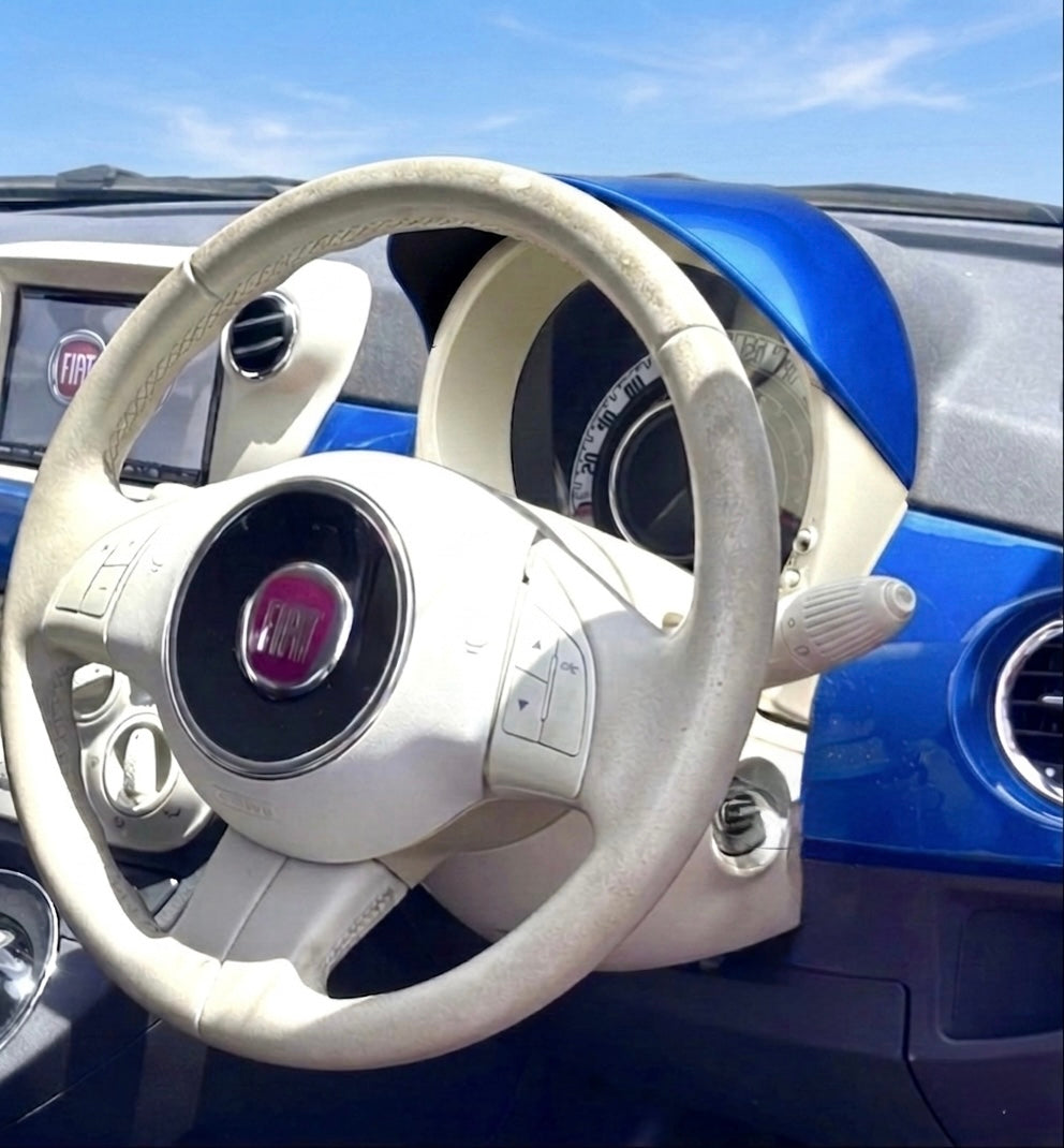 メーターバイザー　FIAT500 シリーズ～3　前期右ハンドル用