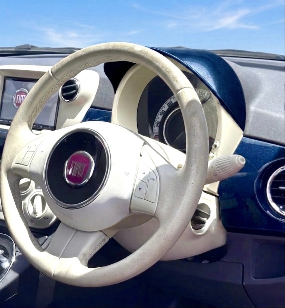 メーターバイザー　FIAT500 シリーズ～3　前期右ハンドル用