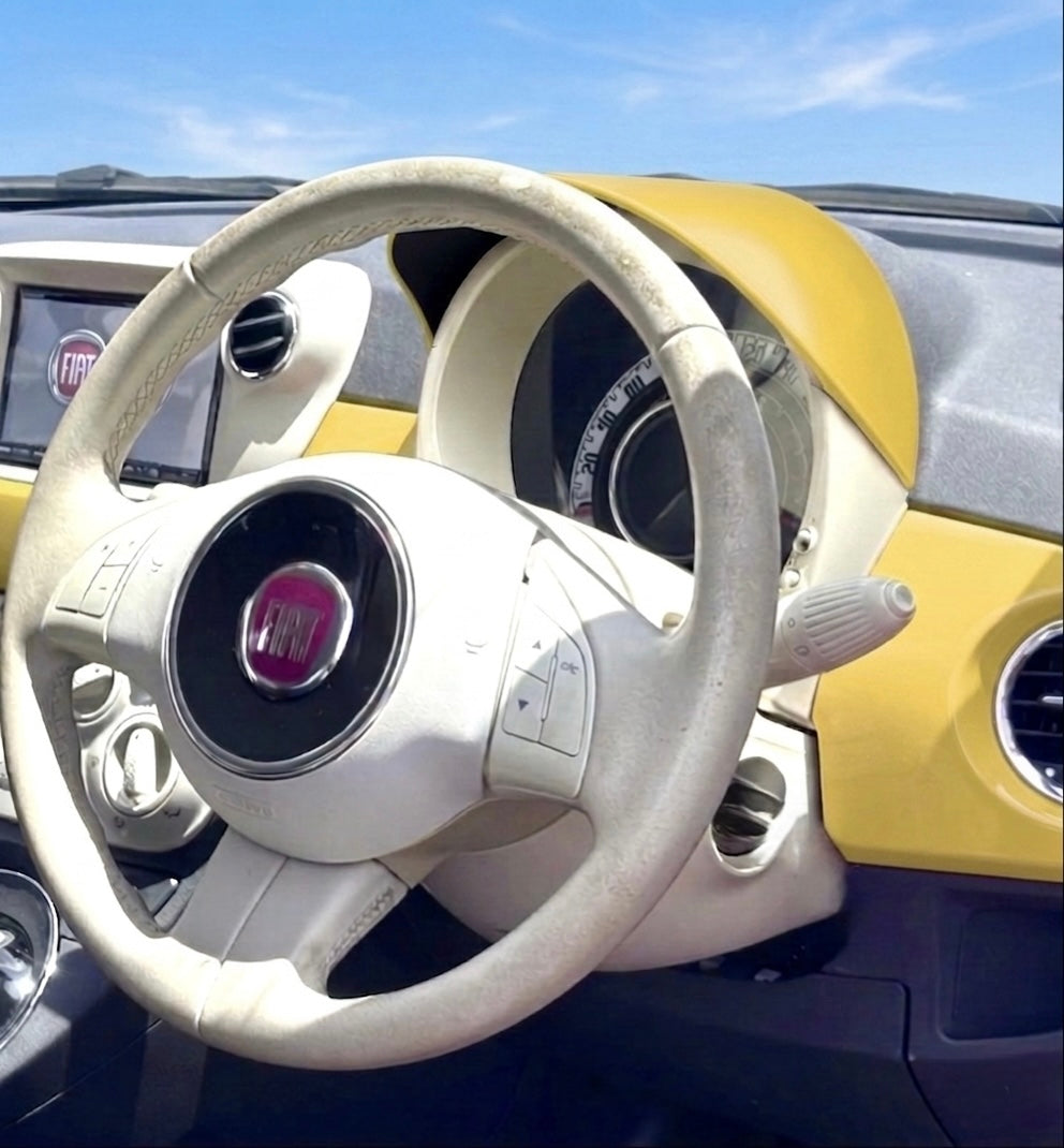 メーターバイザー　FIAT500 シリーズ～3　前期右ハンドル用