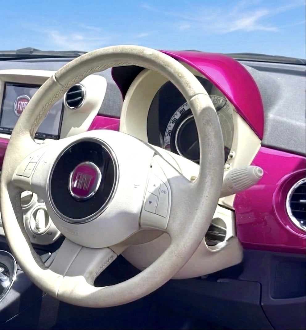 メーターバイザー　FIAT500 シリーズ～3　前期右ハンドル用