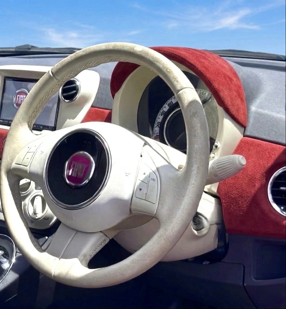 メーターバイザー　FIAT500 シリーズ～3　前期右ハンドル用