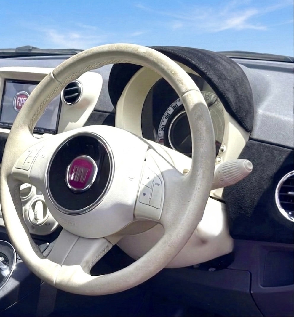 メーターバイザー　FIAT500 シリーズ～3　前期右ハンドル用