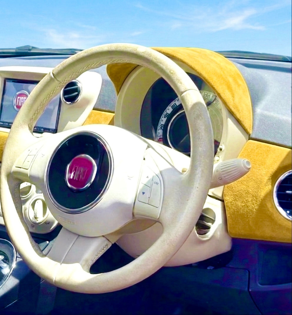 メーターバイザー　FIAT500 シリーズ～3　前期右ハンドル用