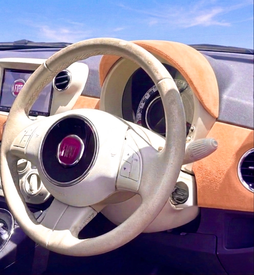 メーターバイザー　FIAT500 シリーズ～3　前期右ハンドル用