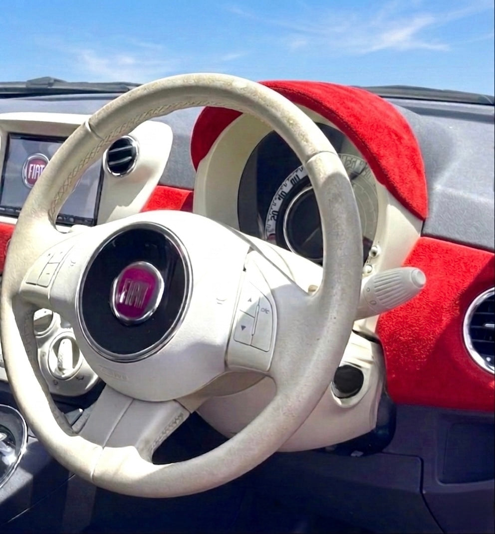 メーターバイザー　FIAT500 シリーズ～3　前期右ハンドル用