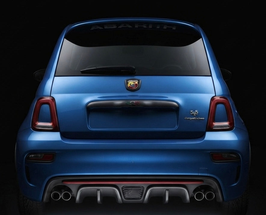 ABARTH500リアディフューザー用セパレートL/Rフィンパネルセット　シリーズ4～