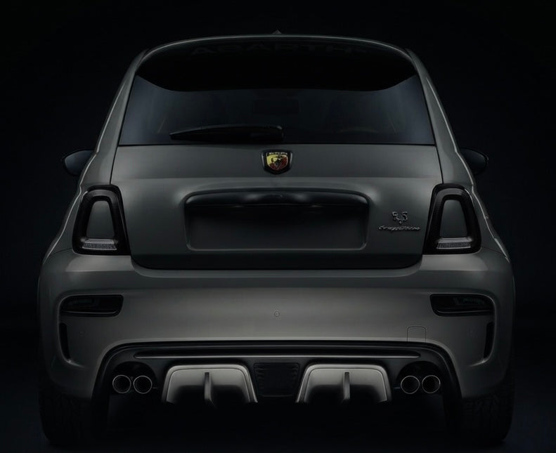 ABARTH500リアディフューザー用セパレートL/Rフィンパネルセット　シリーズ4～