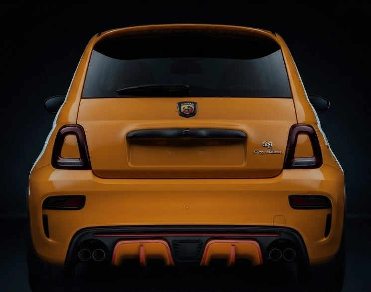 ABARTH500リアディフューザー用セパレートL/Rフィンパネルセット　シリーズ4～