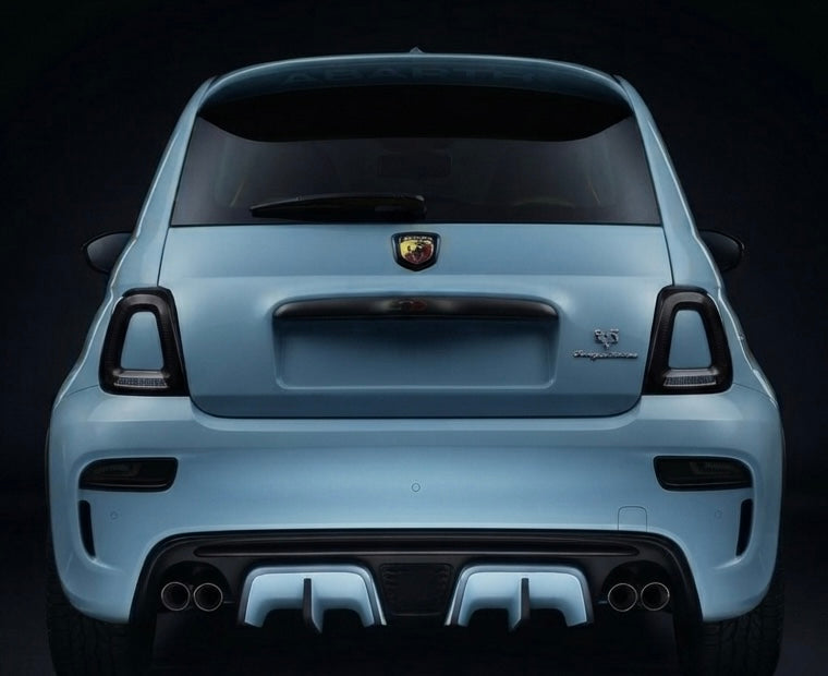 ABARTH500リアディフューザー用セパレートL/Rフィンパネルセット　シリーズ4～