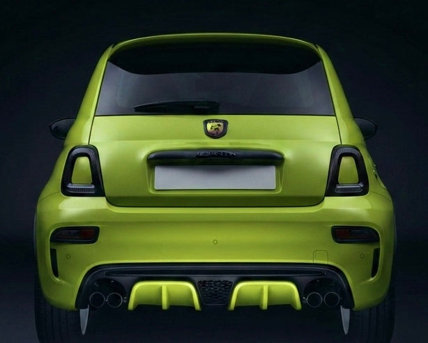 ABARTH500リアディフューザー用セパレートL/Rフィンパネルセット　シリーズ4～