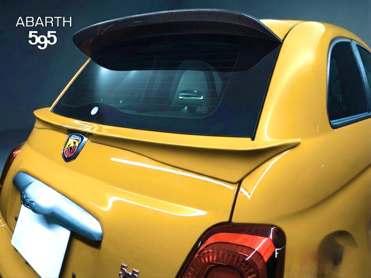 FIAT500　ABARTH500　リアゲートスポイラー　全シリーズ