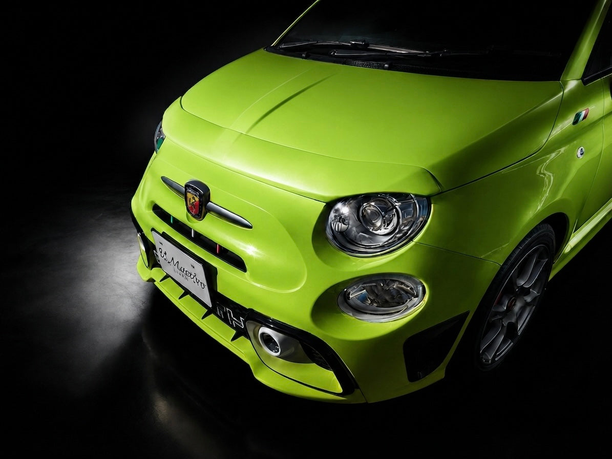 FIAT500　ABARTH500　ボンネットノーズガーニッシュ　全シリーズ