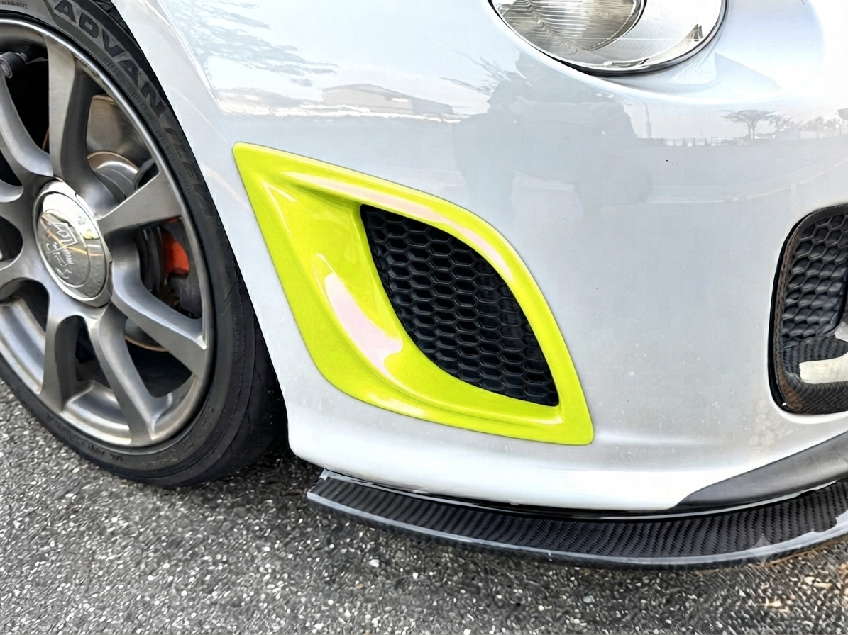 ABARTH500　サイドインタークーラーダクト　シリーズ3