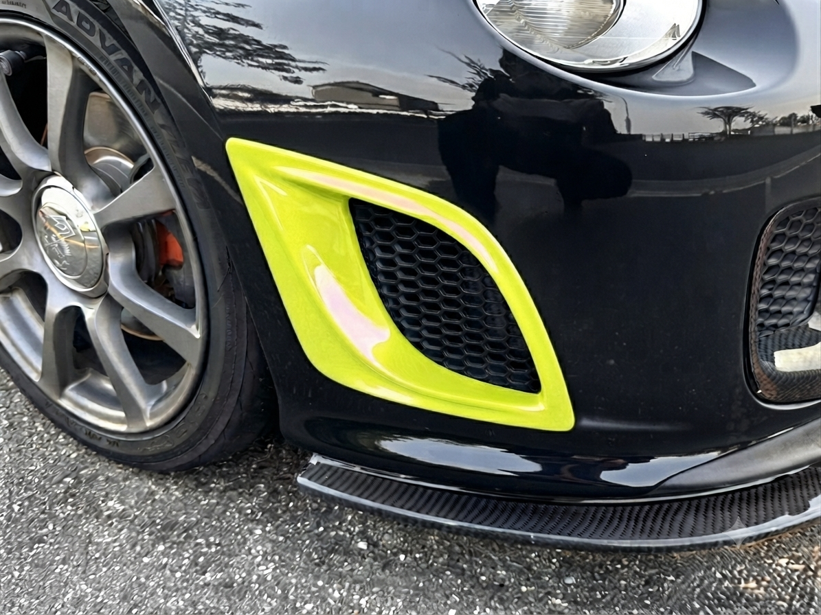 ABARTH500　サイドインタークーラーダクト　シリーズ3