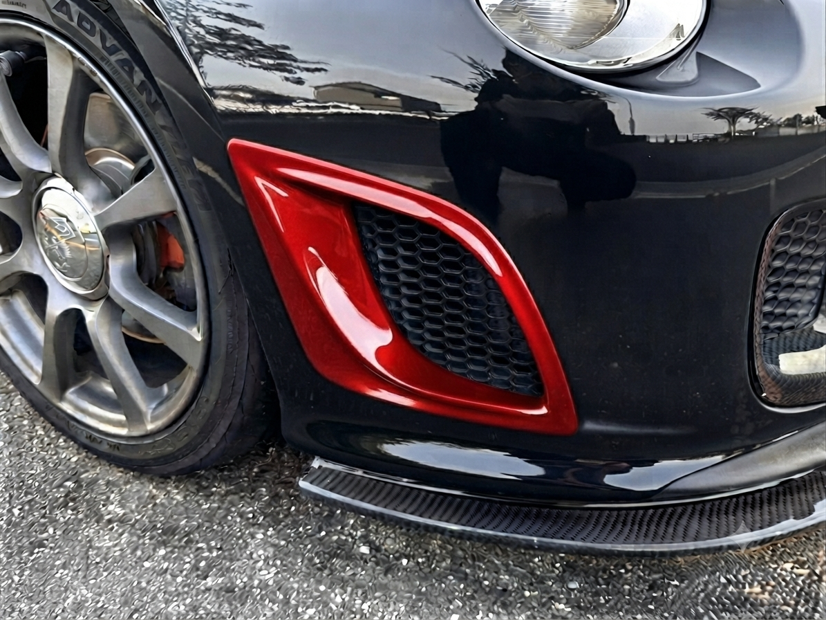 ABARTH500　サイドインタークーラーダクト　シリーズ3