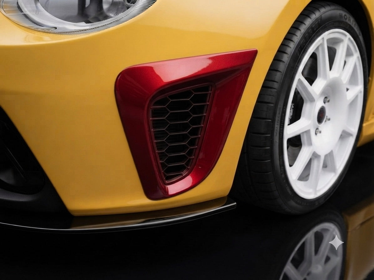 ABARTH500 サイドインタークーラーダクト　シリーズ4～