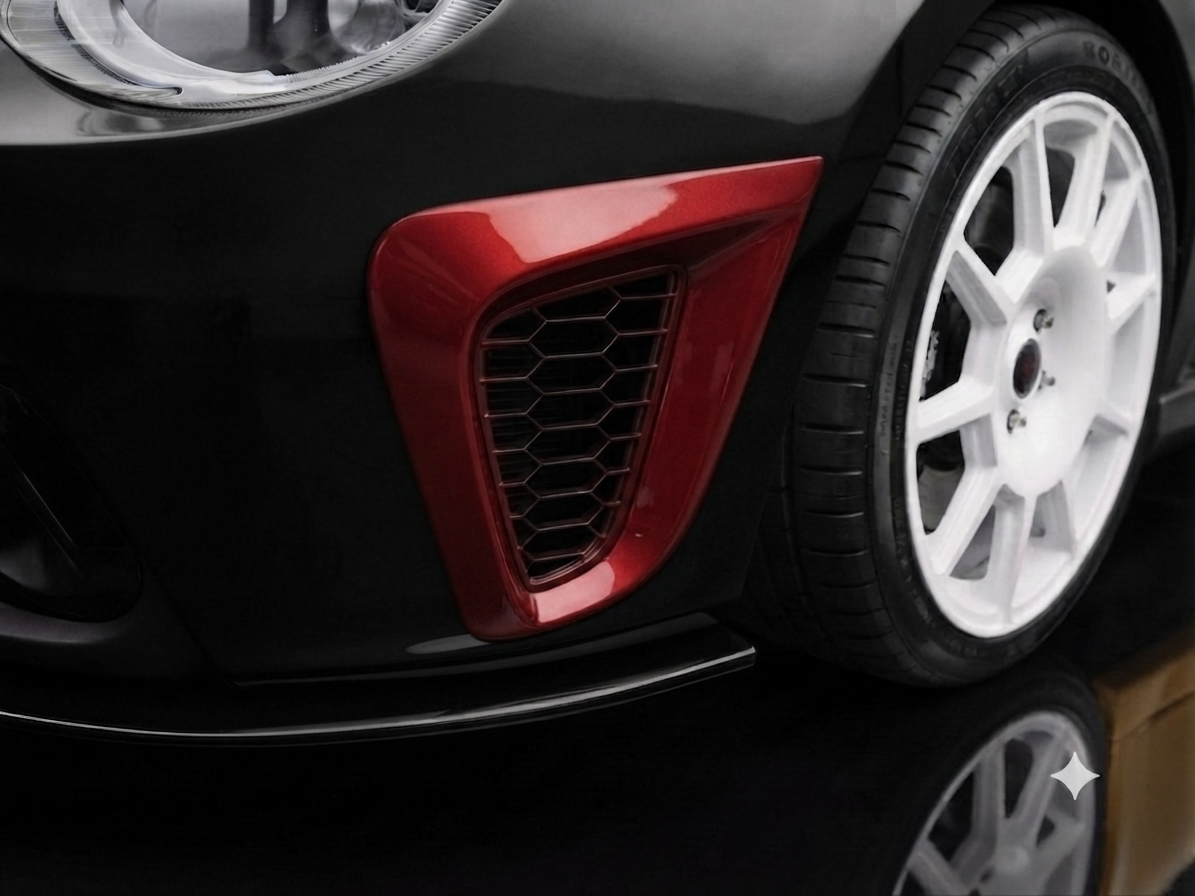 ABARTH500 サイドインタークーラーダクト　シリーズ4～