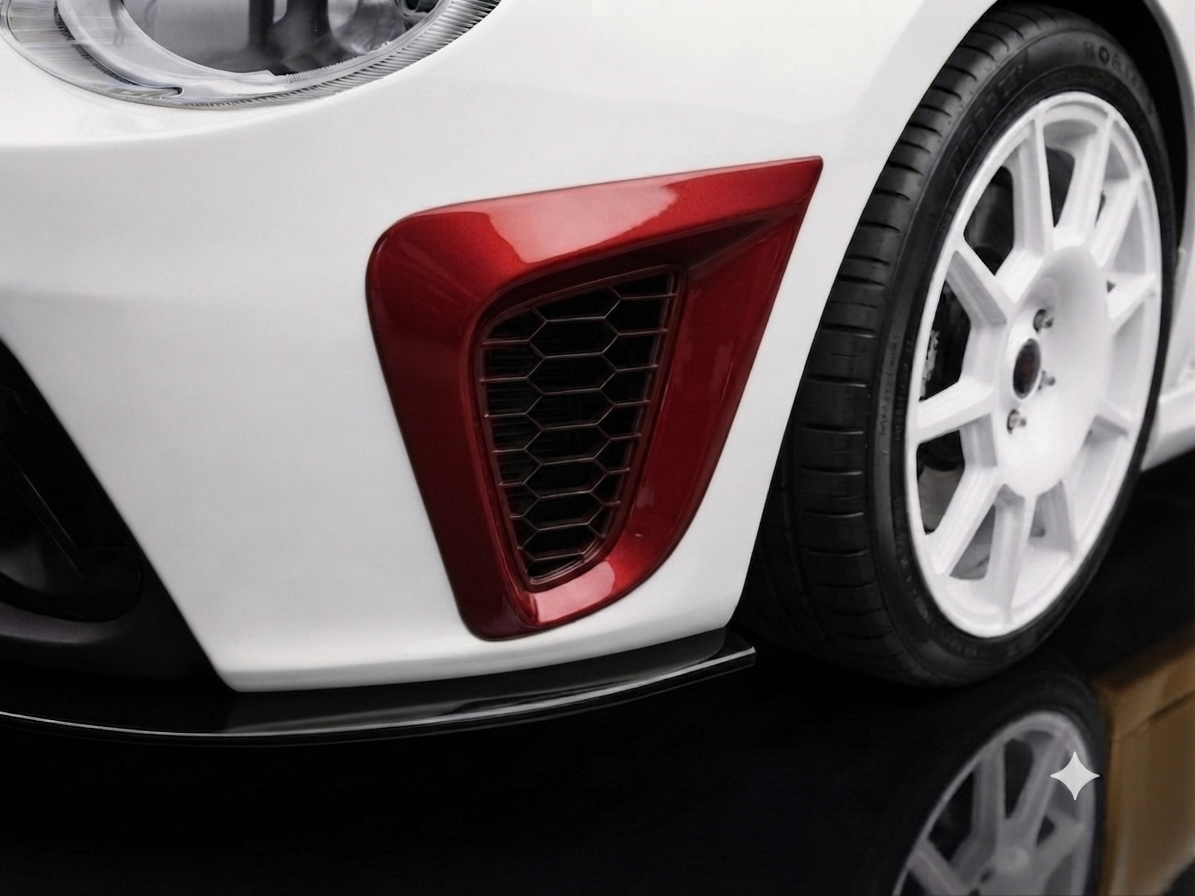 ABARTH500 サイドインタークーラーダクト　シリーズ4～