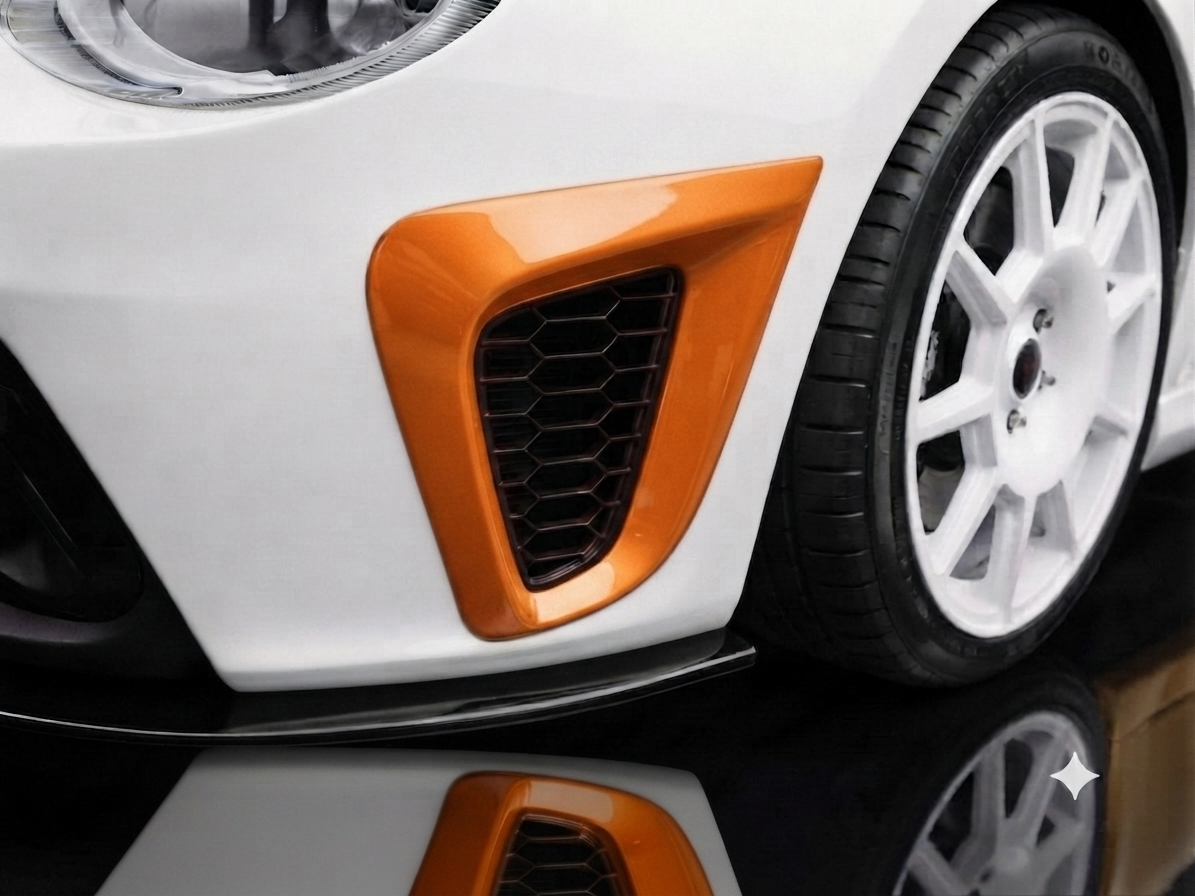 ABARTH500 サイドインタークーラーダクト　シリーズ4～