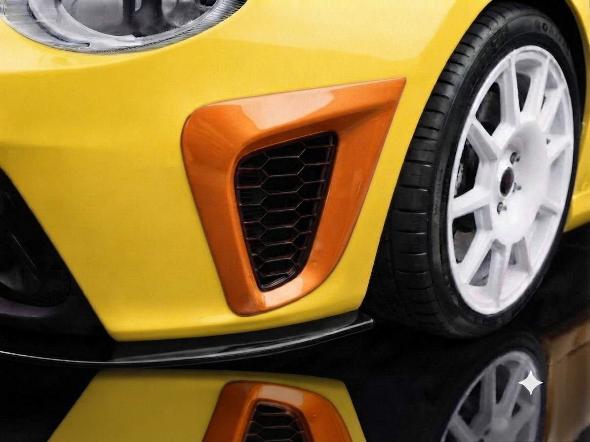 ABARTH500 サイドインタークーラーダクト　シリーズ4～