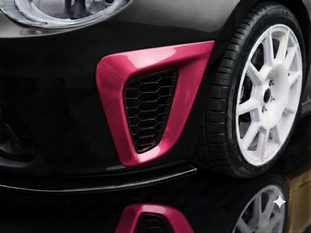 ABARTH500 サイドインタークーラーダクト　シリーズ4～