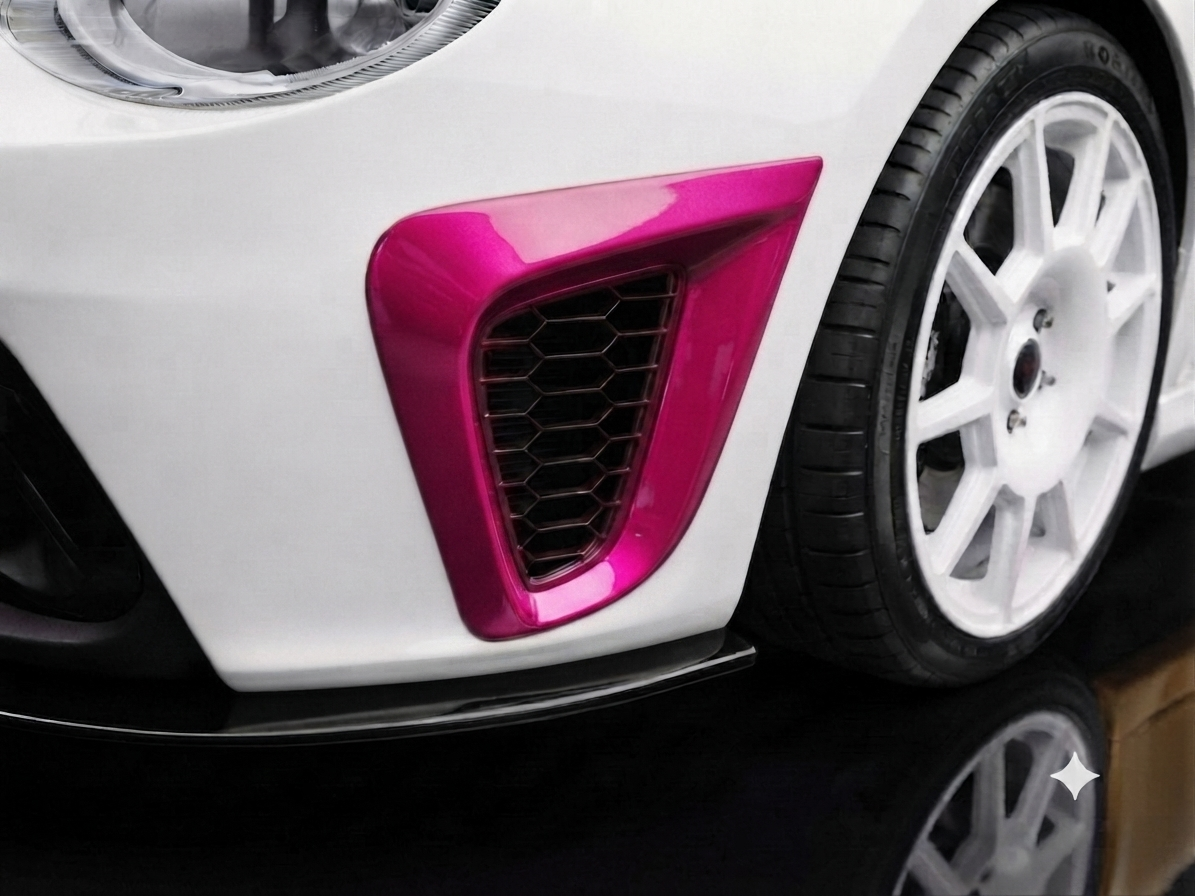 ABARTH500 サイドインタークーラーダクト　シリーズ4～