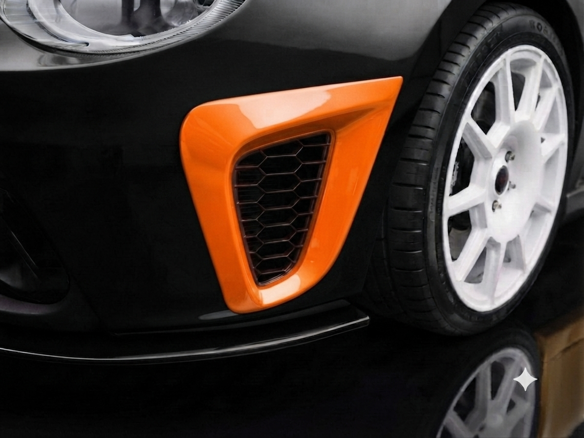 ABARTH500 サイドインタークーラーダクト　シリーズ4～