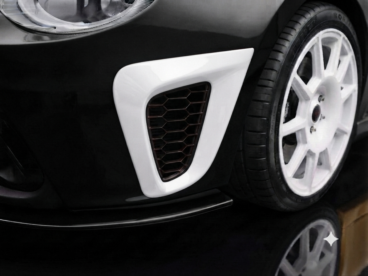 ABARTH500 サイドインタークーラーダクト　シリーズ4～