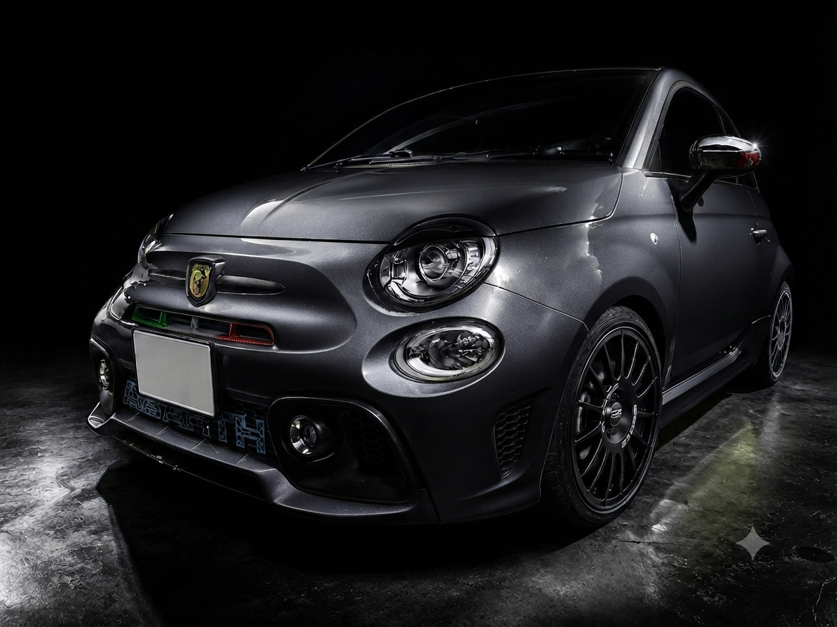 ABARTH500 フロントバンパーガーニッシュ　シリーズ4～