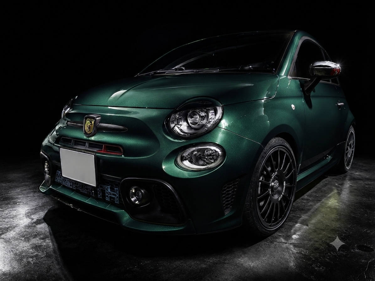 ABARTH500 フロントバンパーガーニッシュ　シリーズ4～