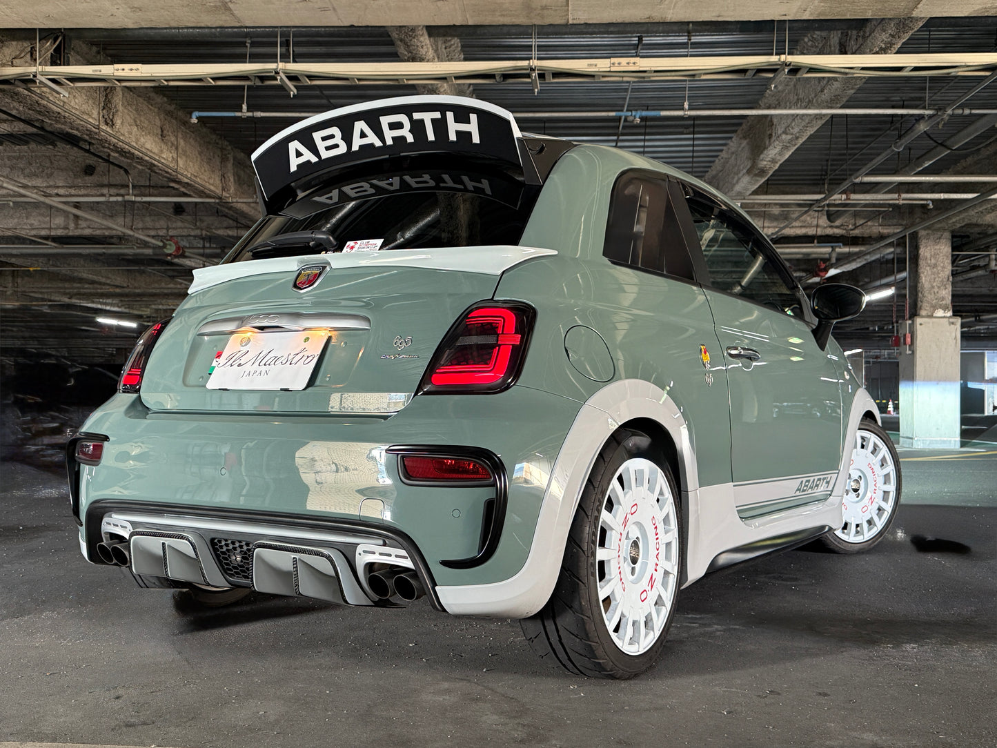 FIAT500　ABARTH500　リアゲートスポイラー　全シリーズ