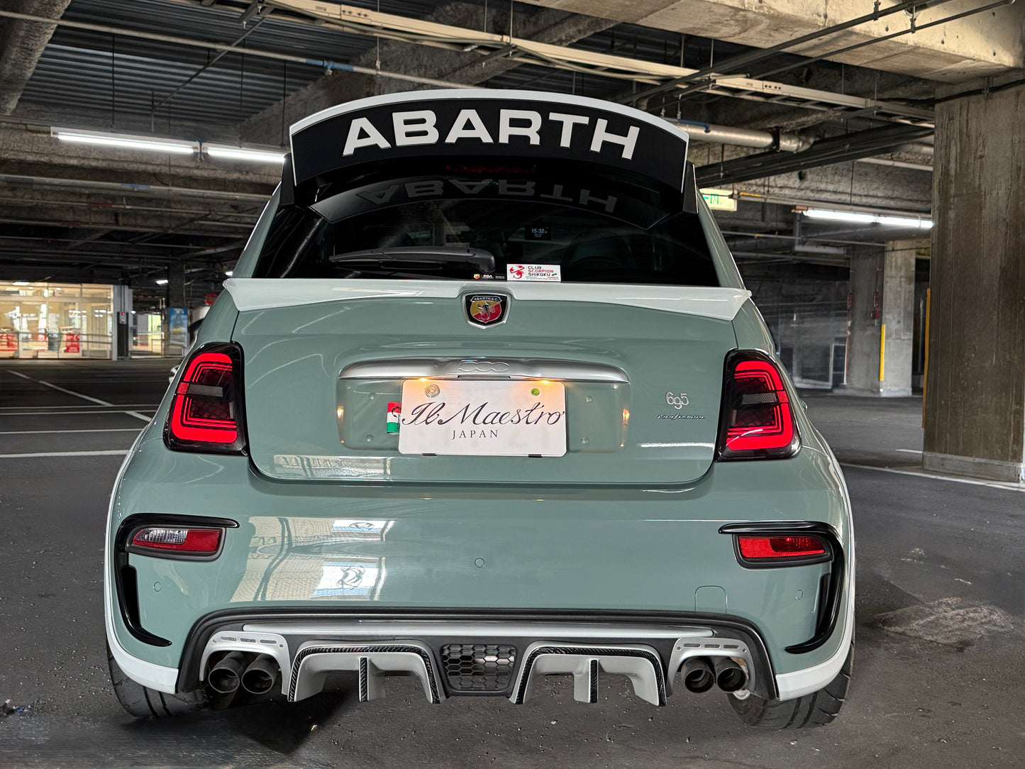 ABARTH500　エギゾーストエンドリッド　シリーズ4～