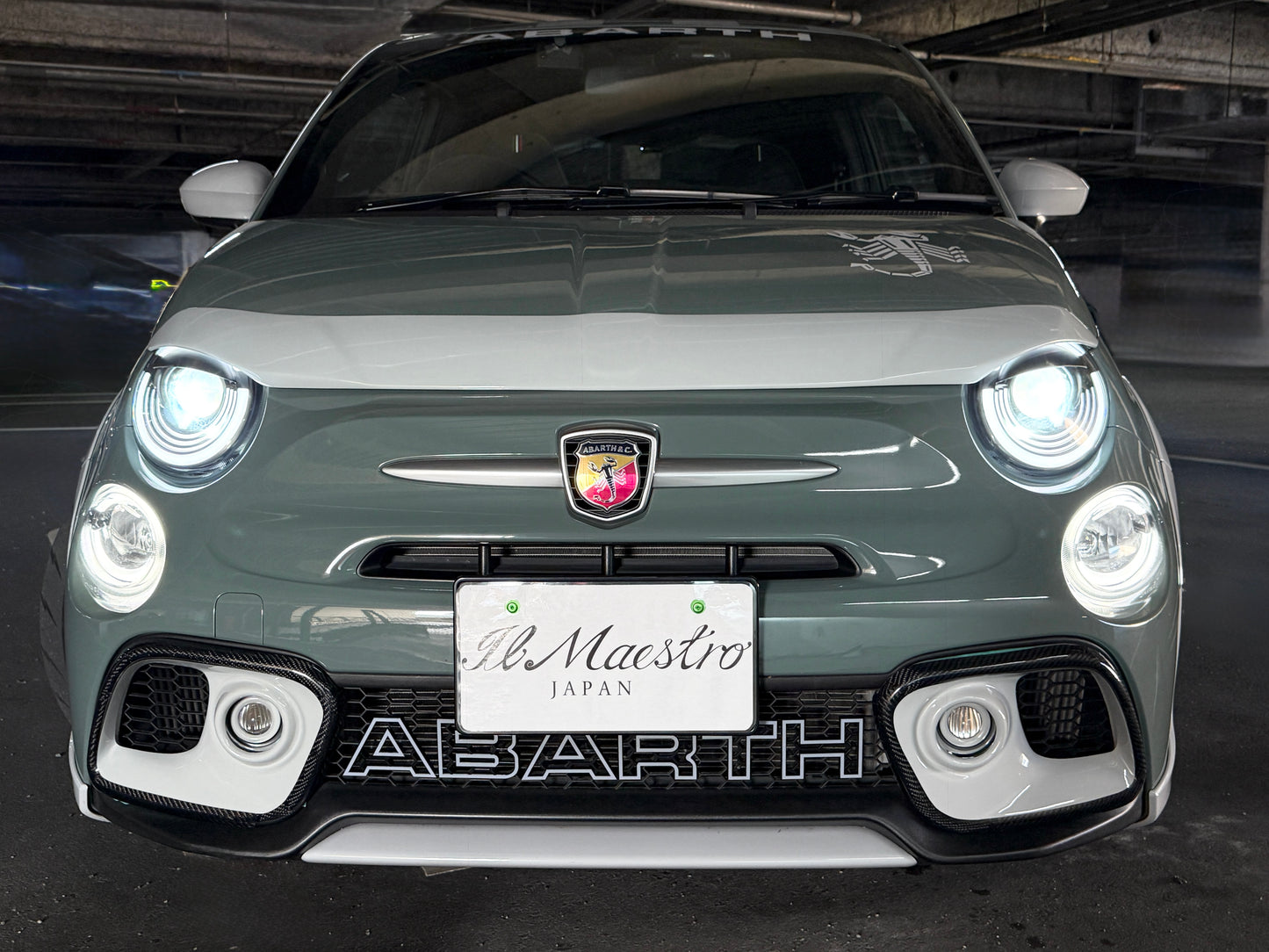 ABARTH500　フォグランプガーニッシュ　シリーズ4～
