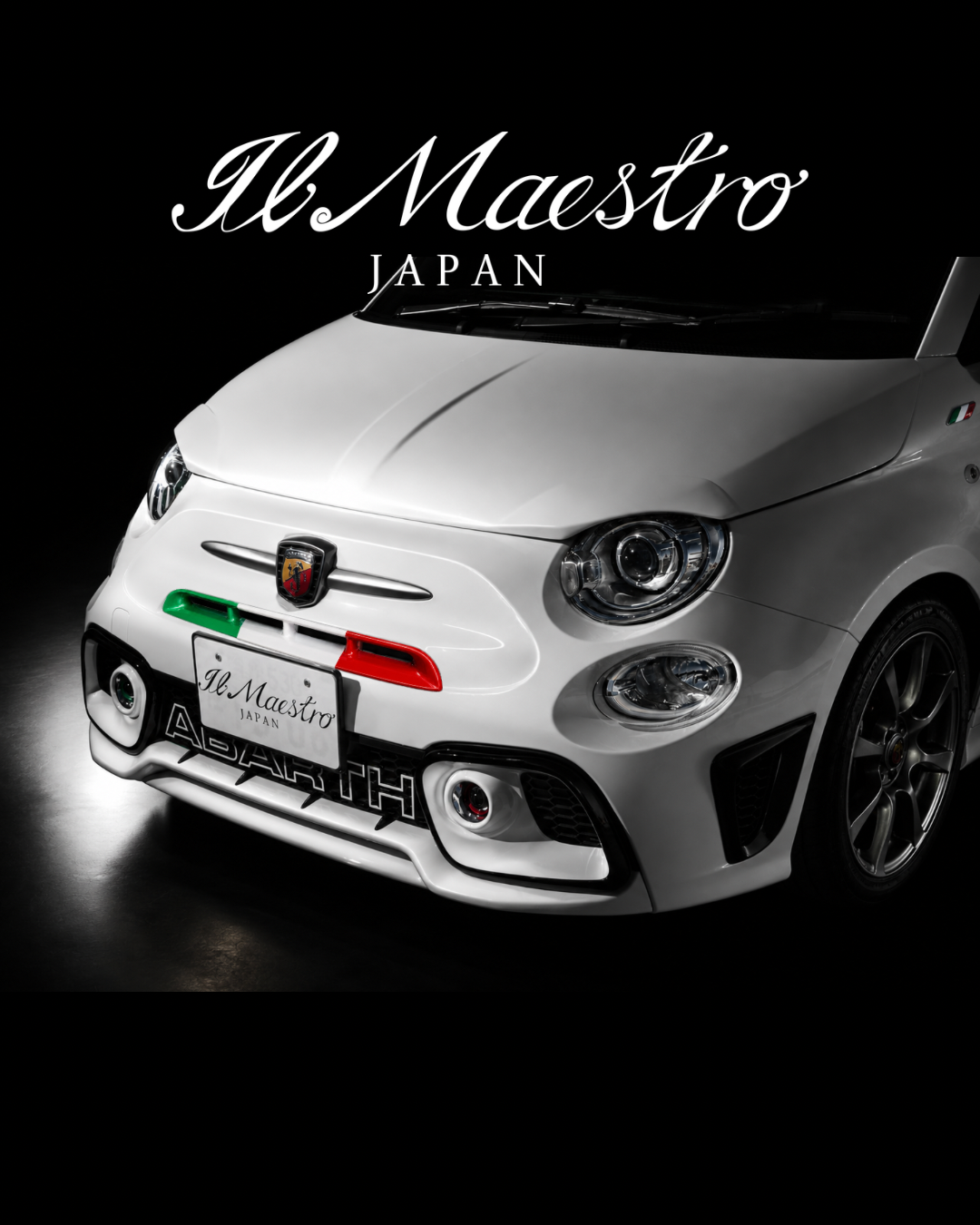 ABARTH500  フロントインテークガーニッシュ　シリーズ4～