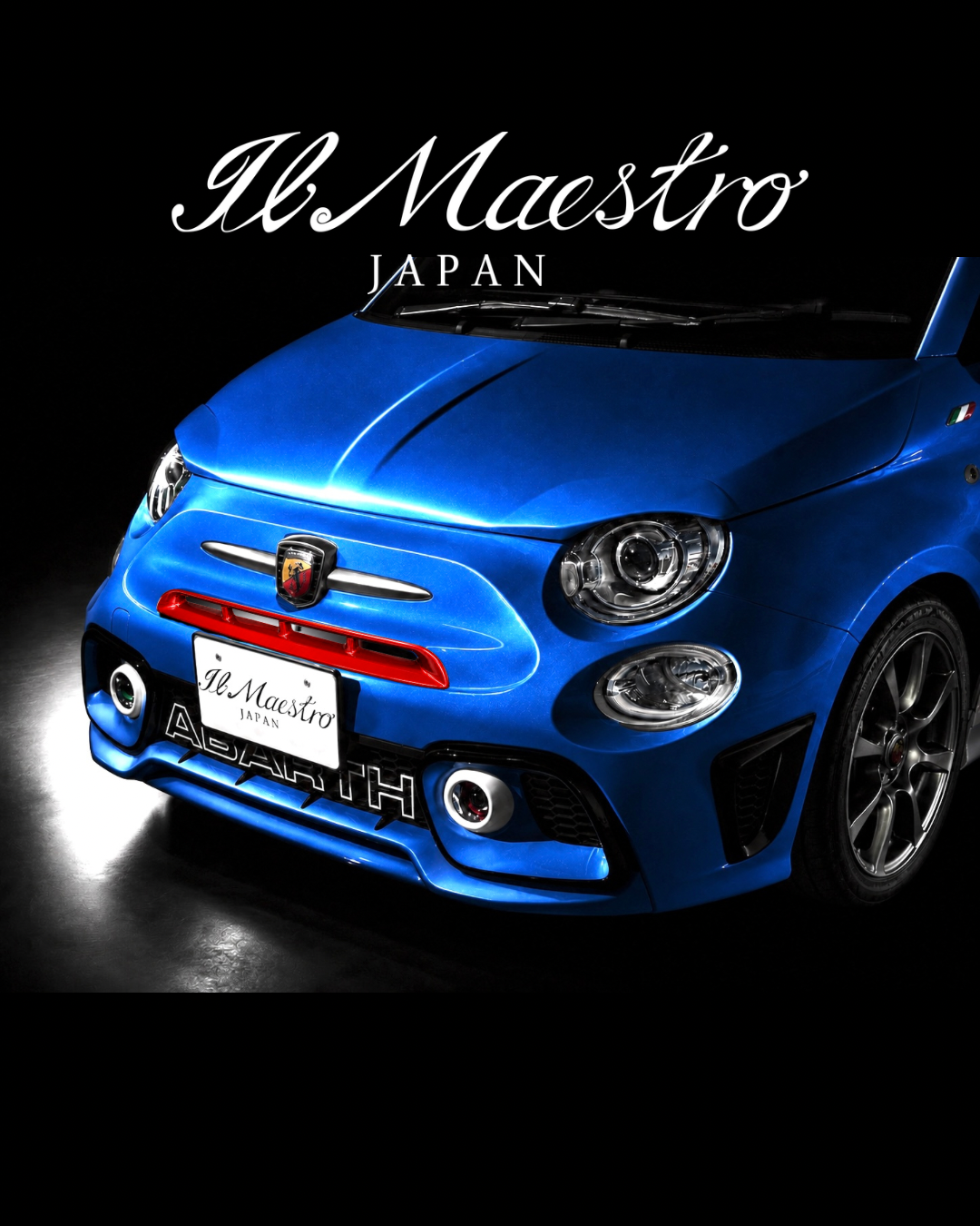 ABARTH500  フロントインテークガーニッシュ　シリーズ4～