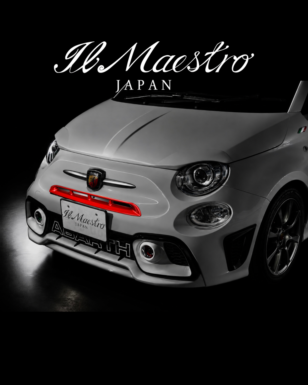 ABARTH500  フロントインテークガーニッシュ　シリーズ4～