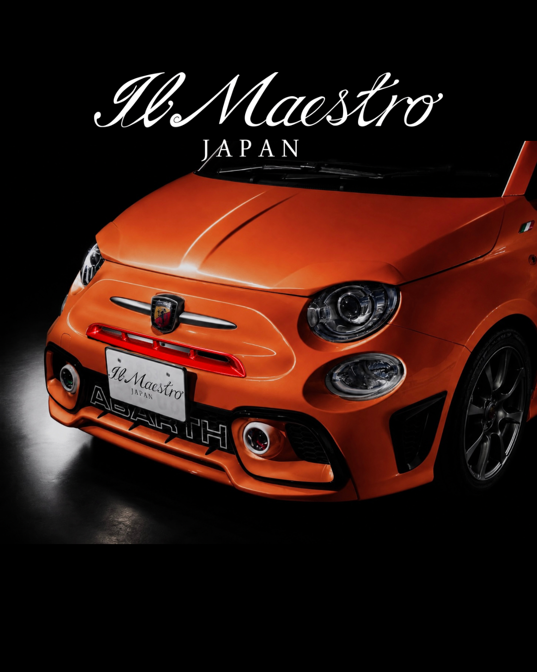 ABARTH500  フロントインテークガーニッシュ　シリーズ4～