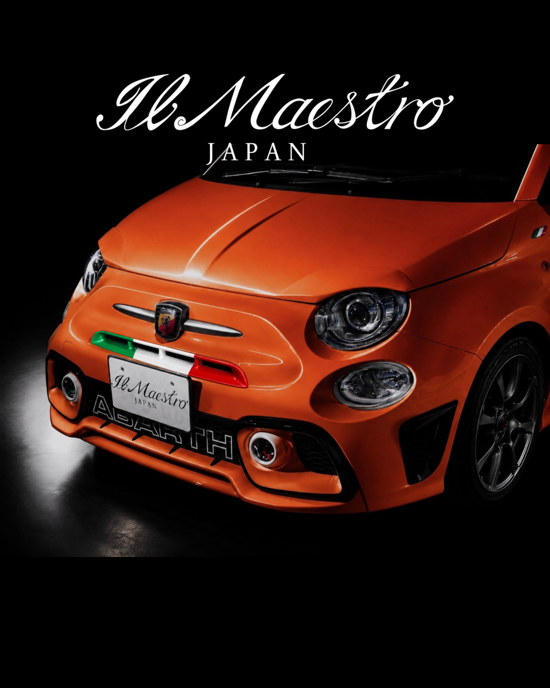ABARTH500  フロントインテークガーニッシュ　シリーズ4～