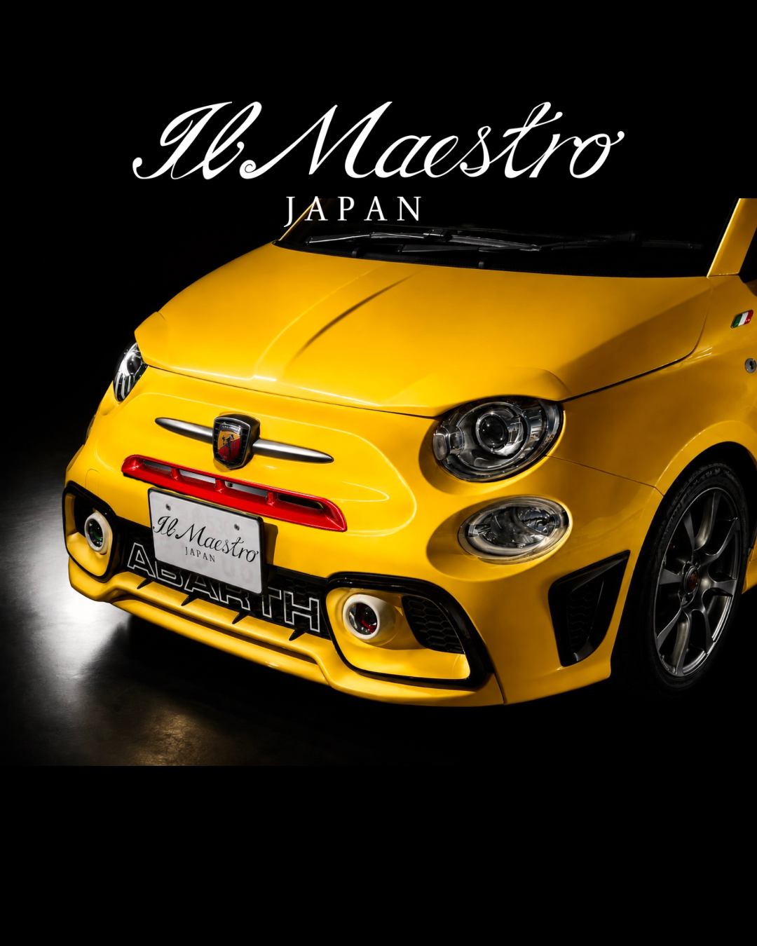 ABARTH500  フロントインテークガーニッシュ　シリーズ4～